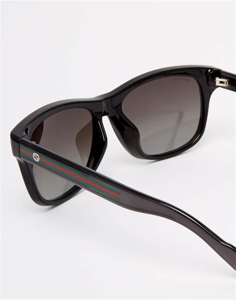 wayfarer sunglasses gucci|gucci wayfarer style sunglasses.